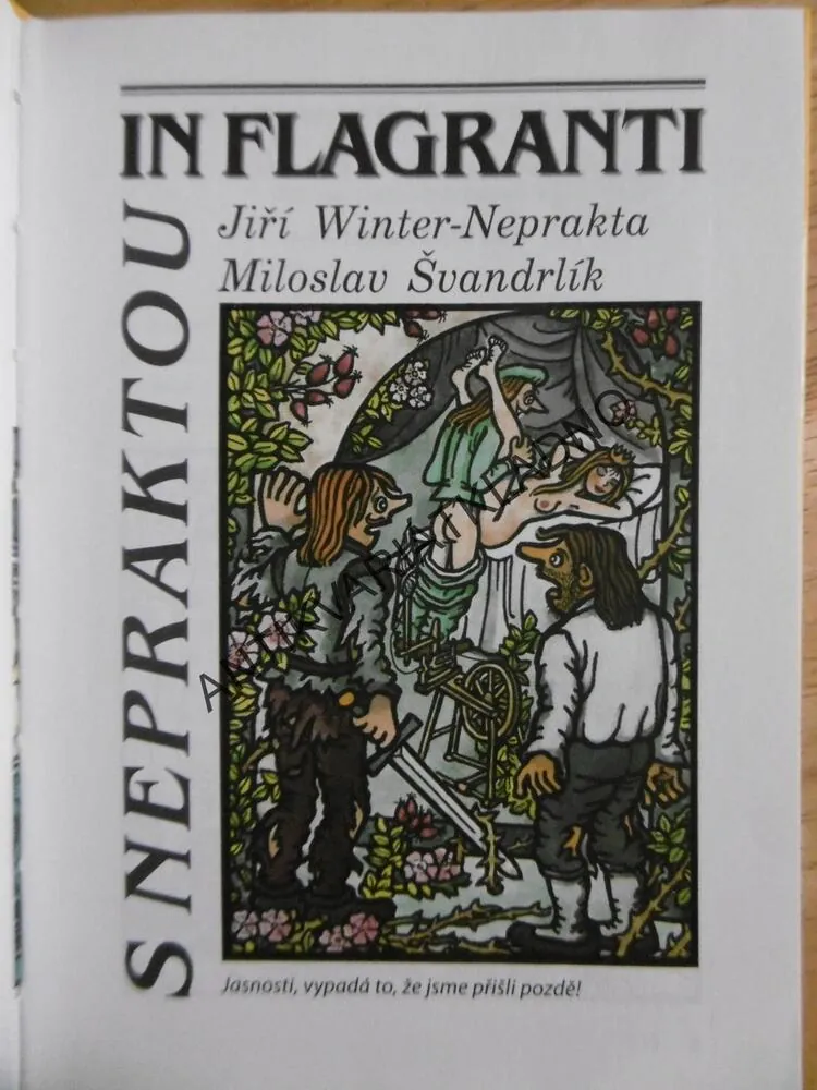 S NEPRAKTOU IN FLAGRANTI, ŠVANDRLÍK, NEPRAKTA - AUTOGRAM, **an