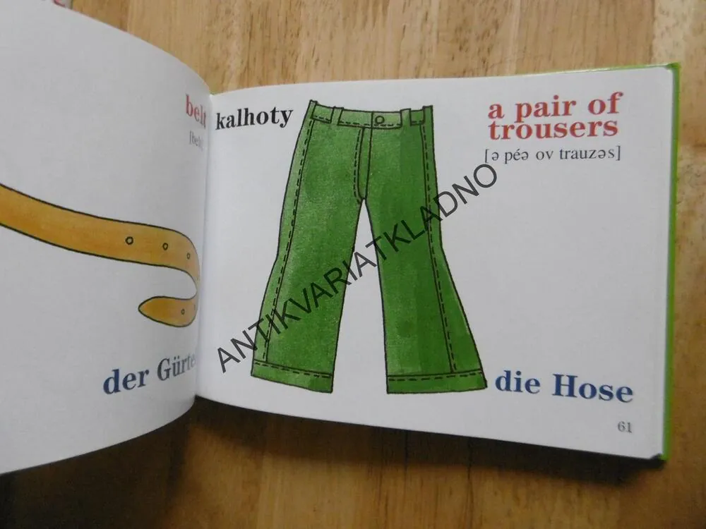 OBRÁZKOVÝ SLOVNÍK NĚMECKY, ČESKY, ANGLICKY, EDITA PLICKOVÁ, **an