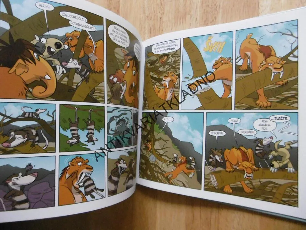 DOBA LEDOVÁ, LEDOVÁ DOBRODRUŽSTVÍ, KOMIKS,  **an
