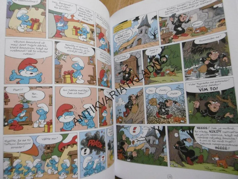 ŠMOULOVÉ, ŠMOULOPLÁN, KOMIKS, **an