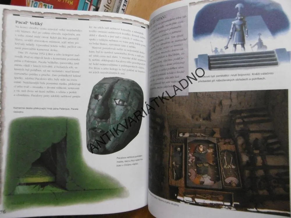 CESTA DO DĚJIN S LOVCI POKLADŮ, TAJEMSTVÍ HLUBIN , HROBKY, **an