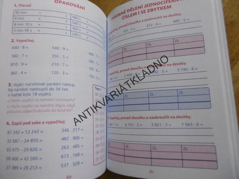 SBÍRKA CVIČENÍ Z MATEMATIKY 1. STUPEŇ ZŠ