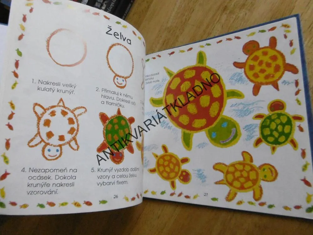UČÍME SE KRESLIT ZVÍŘÁTKA KROK ZA KROKEM,MALOVÁNÍ, KRESLENÍ, **an