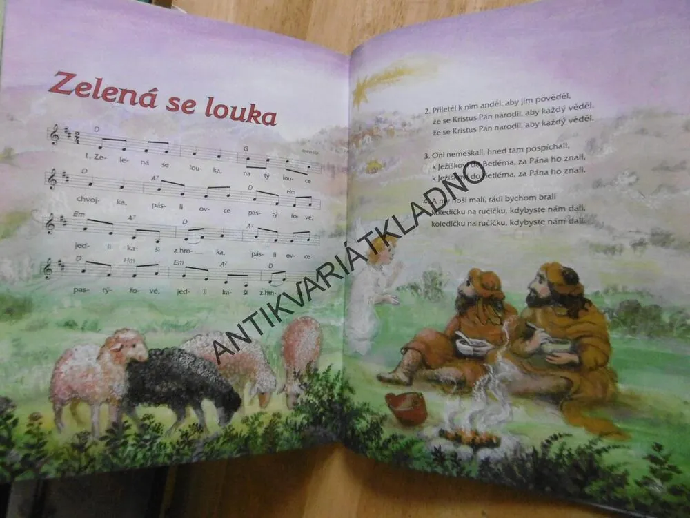 VÁNOČNÍ KOLEDY, S NAHRÁVKAMI A NOTOVÝM ZÁPISEM, POLÍVKA, NEMČÍKOVÁ, **an