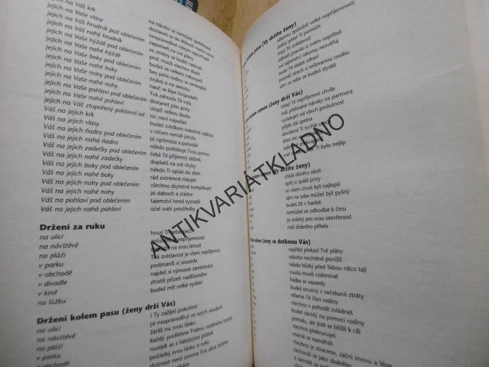 VELKÝ EROTICKÝ SNÁŘ, 645 HESEL, 8626 VÝKLADŮ, HÖFLEROVÁ, HÖFLER, **an