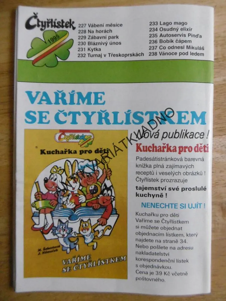 ČTYŘLÍSTEK 231 - KYTKA