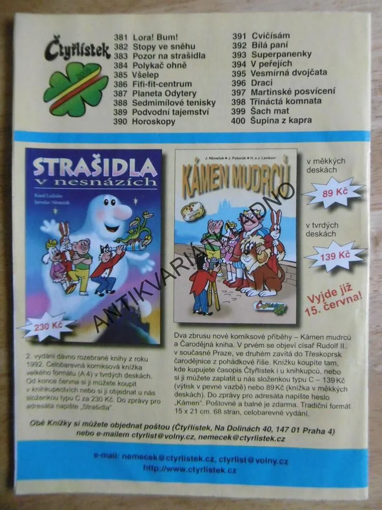 ČTYŘLÍSTEK 388 - SEDMIMÍLOVÉ TENISKY