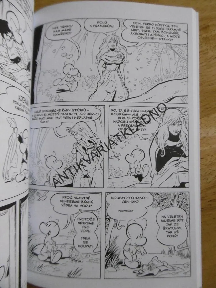 KŮSTEK, ÚTĚK Z KŮSTKOVA, JEFF SMITH, KOMIKS, **an