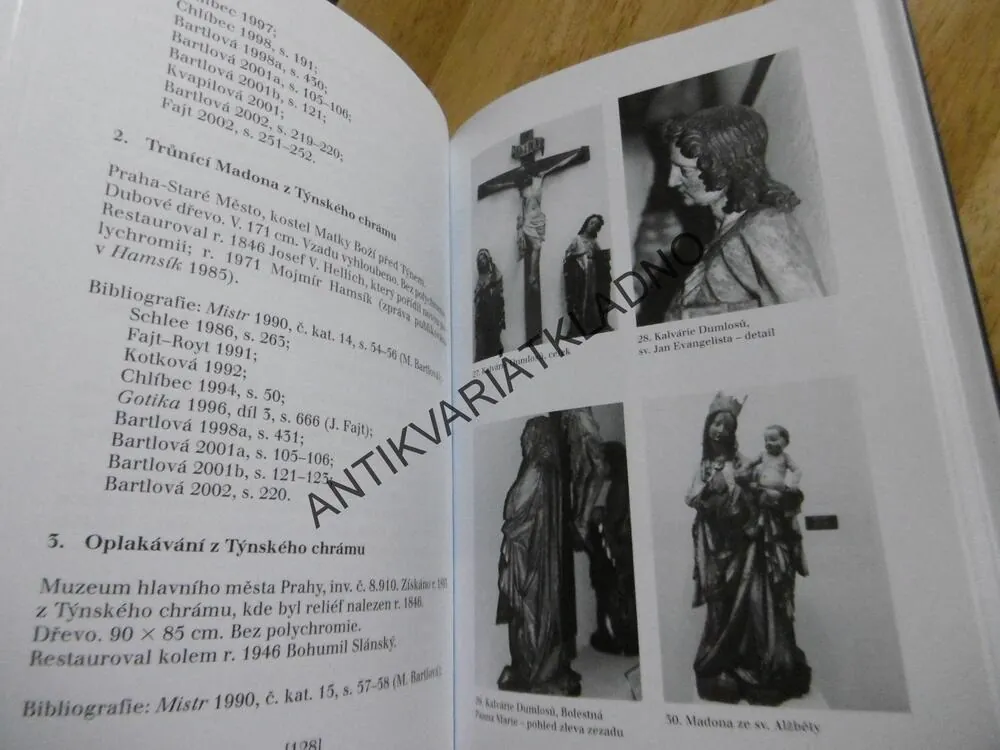 MISTR TÝNSKÉ KALVÁRIE, MILENA BARTLOVÁ, ČESKÝ SOCHAŘ DOBY HUSITSKÉ, **an