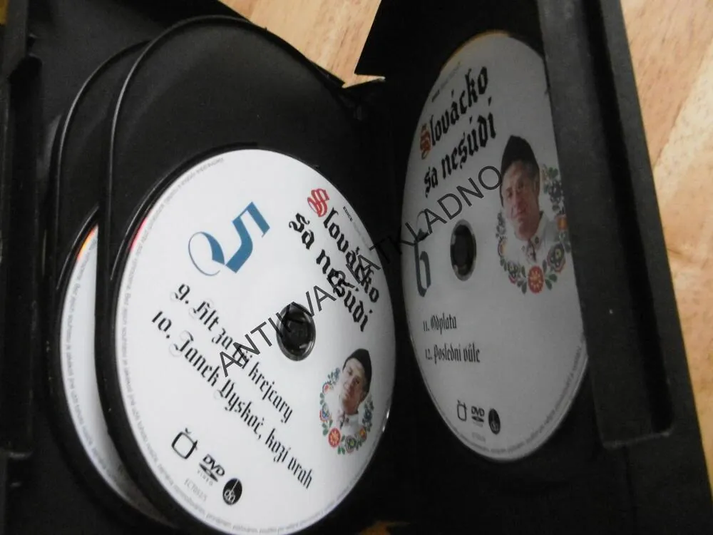 SLOVÁCKO SA NESÚDÍ, 6 X DVD FILM