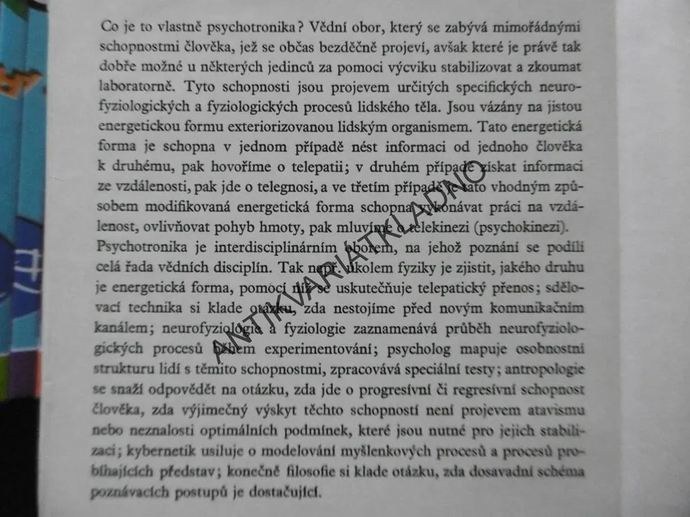 TELEPATIE A JASNOVIDNOST,ZDENĚK REJDÁK, **an