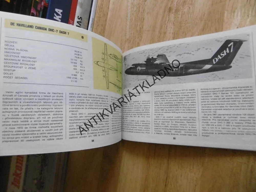 ATLAS LETADEL, VÁCLAV NĚMEČEK, ČTYŘMOTOROVÁ DOPRAVNÍ LETADLA, **an