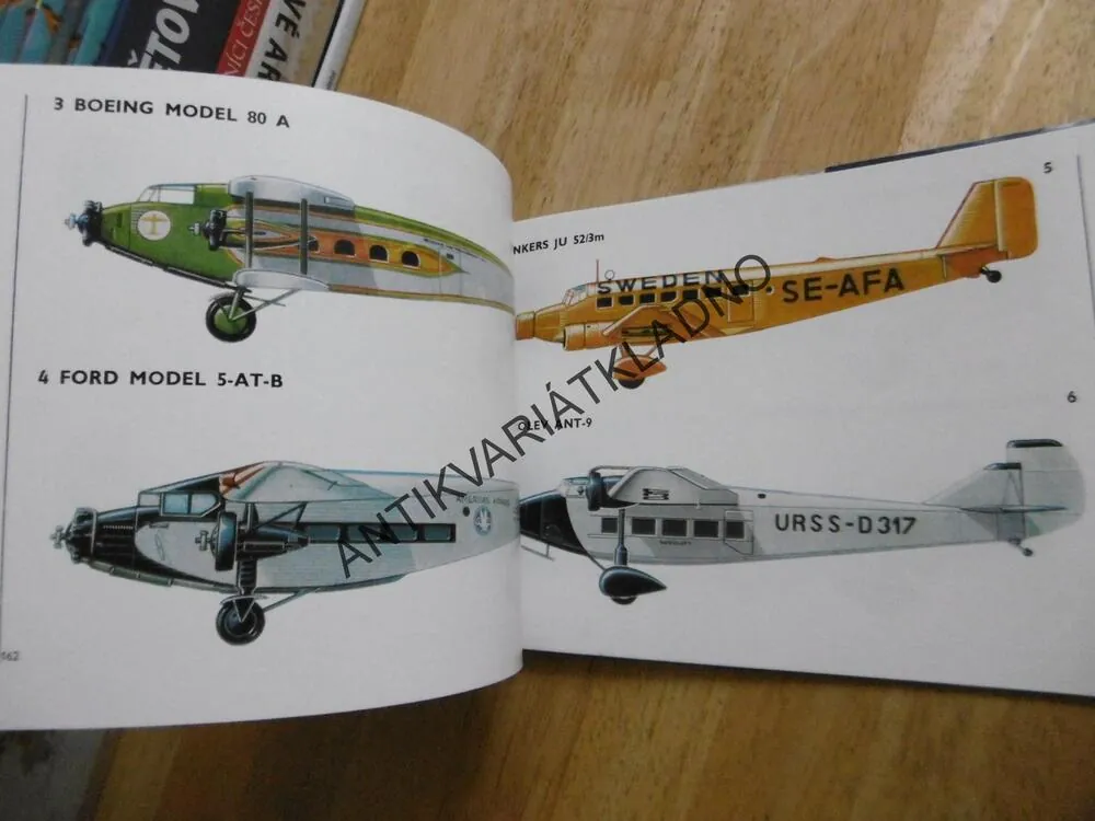 ATLAS LETADEL, VÁCLAV NĚMEČEK, TŘÍMOTOROVÁ DOPRAVNÍ LETADLA, **an
