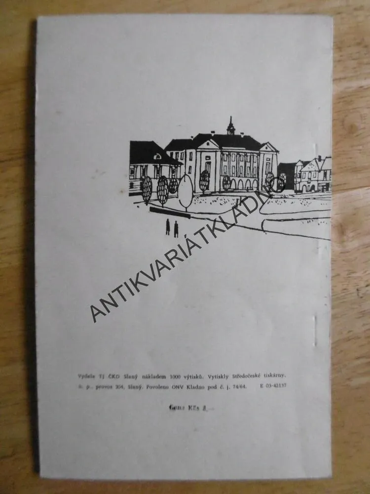 PRŮVODCE MĚSTEM SLANÝ, ASI 1964