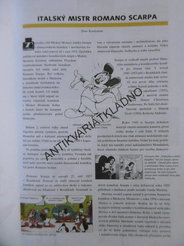 ZLATÁ KLASIKA,2., ROMANO SCARPA, WALT DISNEY, KOMIKS DONALD KAČER, **an
