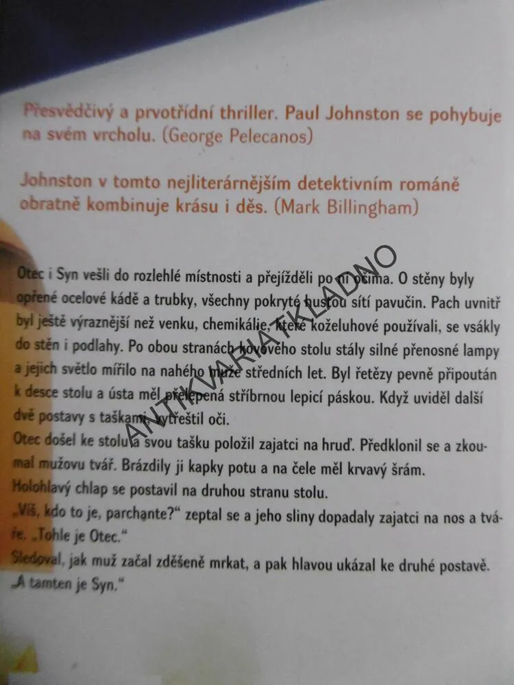MLČETI ZLATO, PAUL JOHNSTON, **an