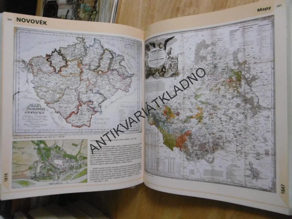 ČESKO, OTTŮV HISTORICKÝ ATLAS, **an