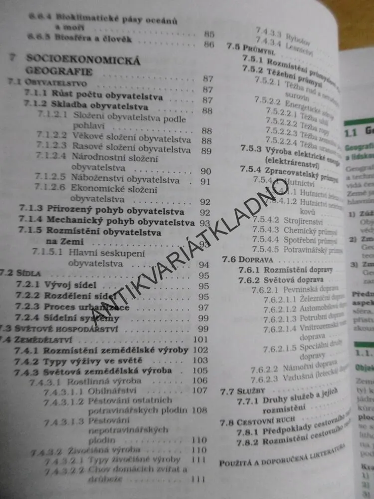 ZEMĚPIS 1. V KOSTCE PRO STŘEDNÍ ŠKOLY, KAŠPAROVSKÝ