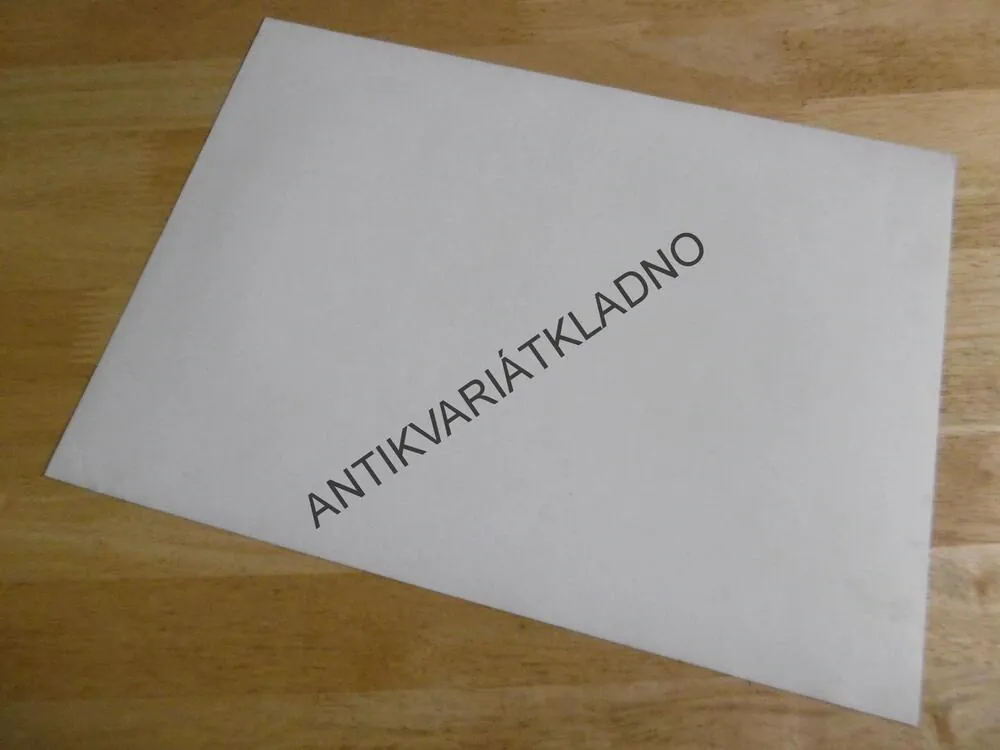 DEKORATIVNÍ TISK 1915 - KVĚTINOVÁ VÁZA, KVĚTINY