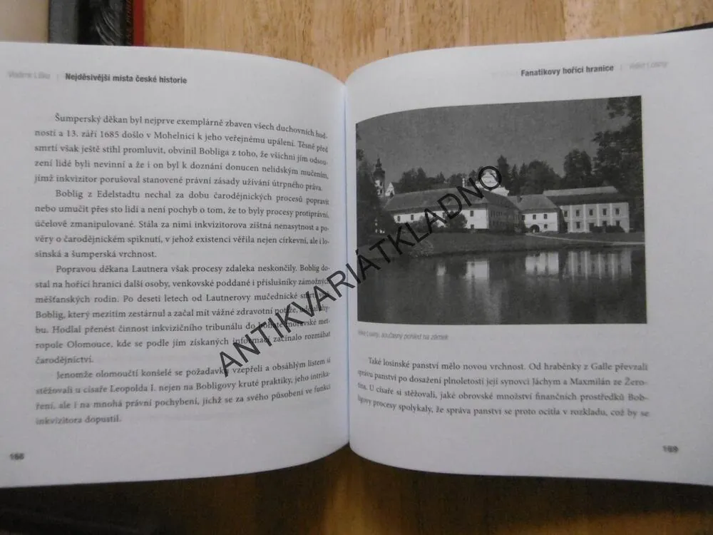 NEJDĚSIVĚJŠÍ MÍSTA ČESKÉ HISTORIE, VLADIMÍR LIŠKA, **an