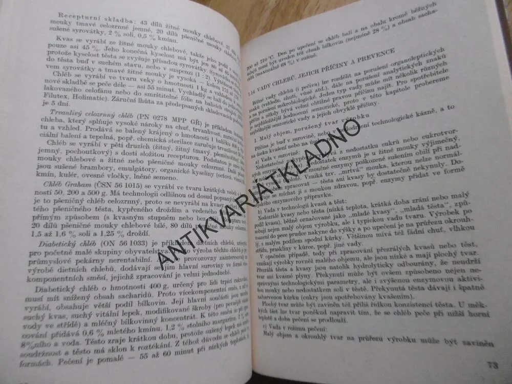 TECHNOLOGIE PRO 3. ROČ. SPŠ POTRAVINÁŘSKÉ, VÝROBA CHLEBA A JEMNÉHO PEČIVA, MÜLLEROVÁ, SKOUPIL