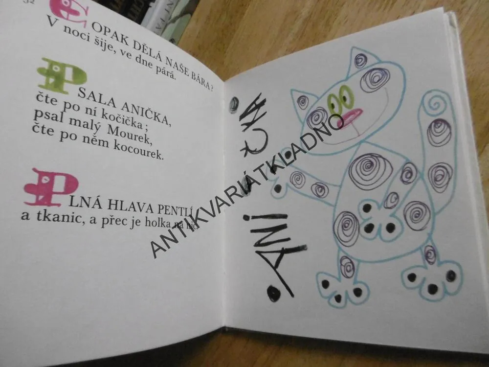 PRVNÍ TŘÍDA KAŠIČKA, ABC, ŠTRUNCOVÁ, SEYDL, 1968, **an