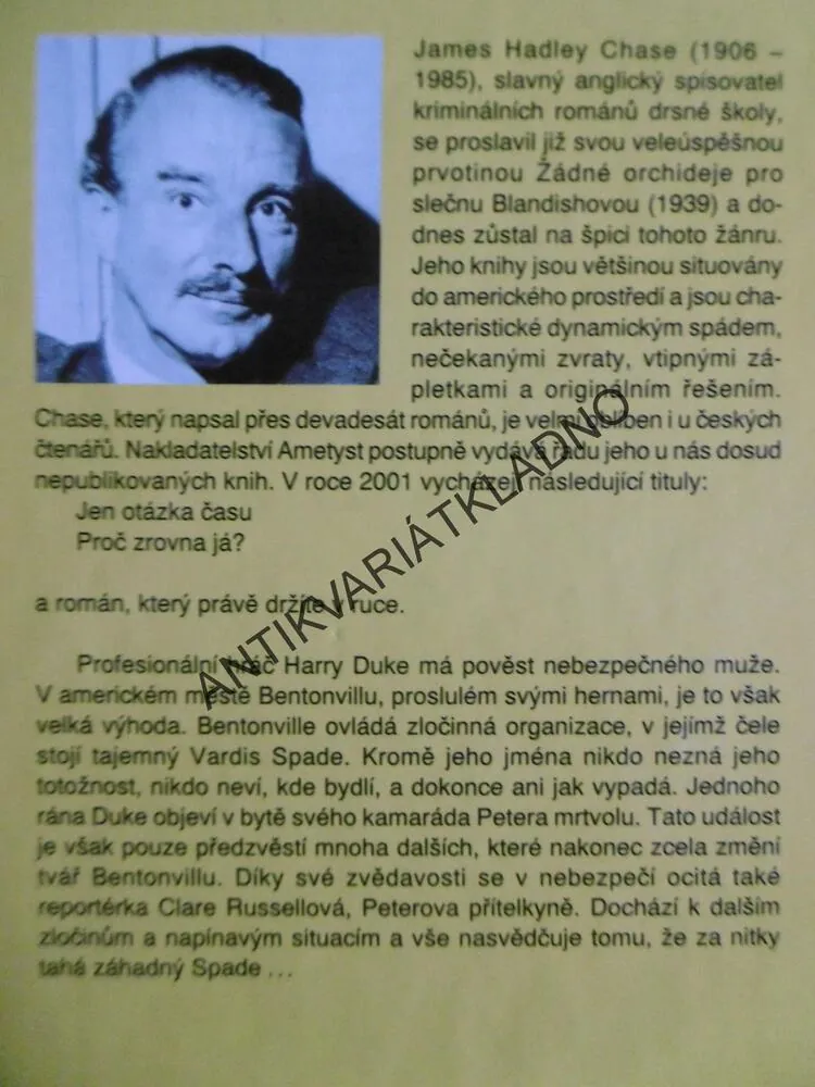 TAK TO V ŽIVOTĚ CHODÍ, JAMES HADLEY CHASE, **an