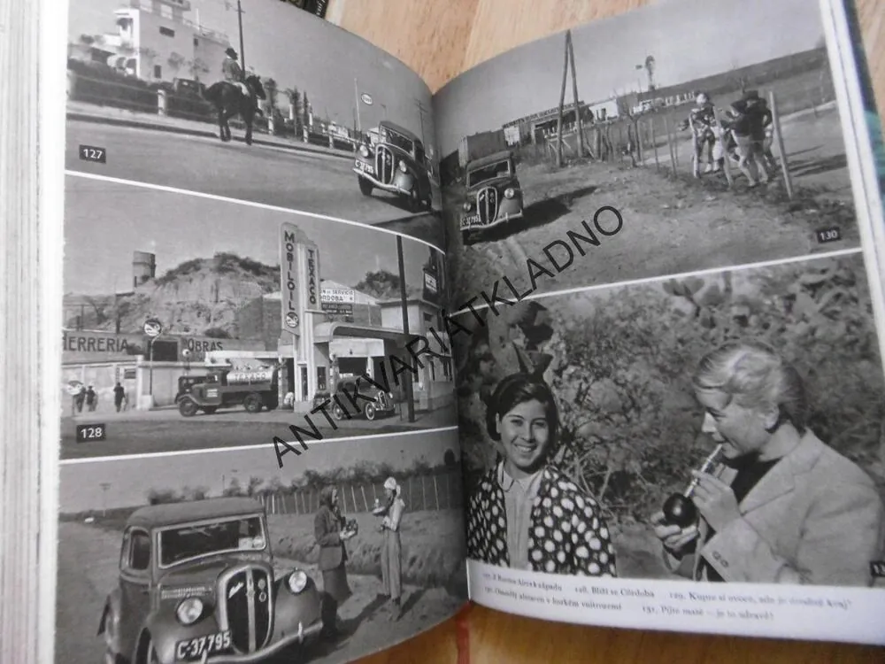 S KAMEROU A ZA VOLANTEM TŘEMI DÍLY SVĚTA, F.A. ELSTNER, CESTOPIS, 1957, **an