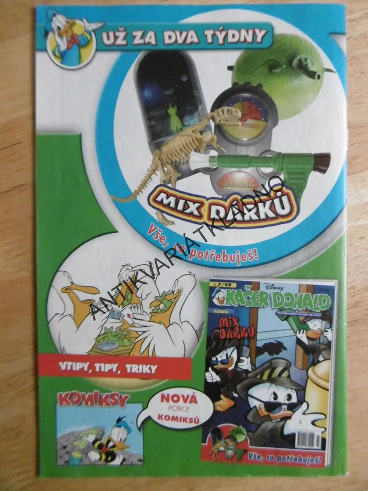 KAČER DONALD, 6/09, komiks DISNEY