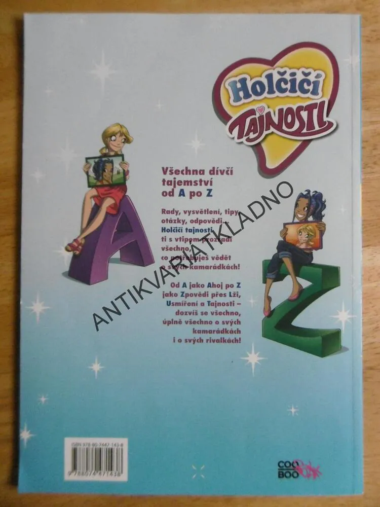 HOLČIČÍ TAJNOSTI, KÁMOŠKY OD A DO Z, KOMIKS
