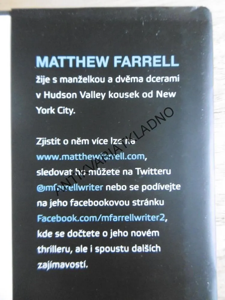 COS TO UDĚLAL? MATTHEW FARRELL, **an