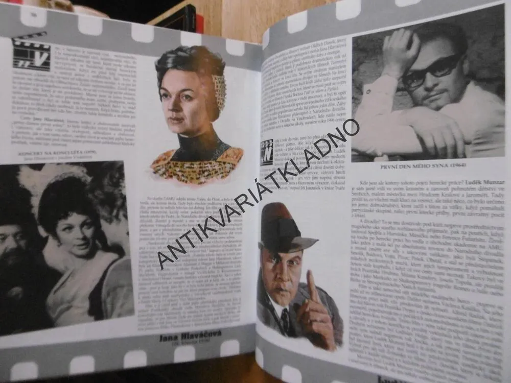 HVĚZDY ČESKÉHO FILMU 2., ČÁSLAVSKÝ, MERHAUT, ZAHRADNÍČEK, **an