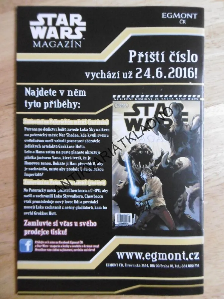 STAR WARS, MAGAZÍN, 2/2016, KOMIKS