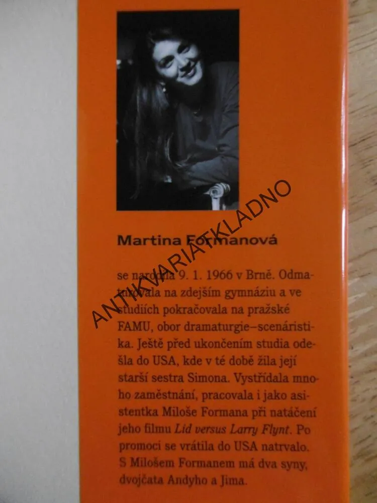 SKLADATELKA VOŇAVÉHO PRÁDLA, MARTINA FORMANOVÁ, 2002, **an