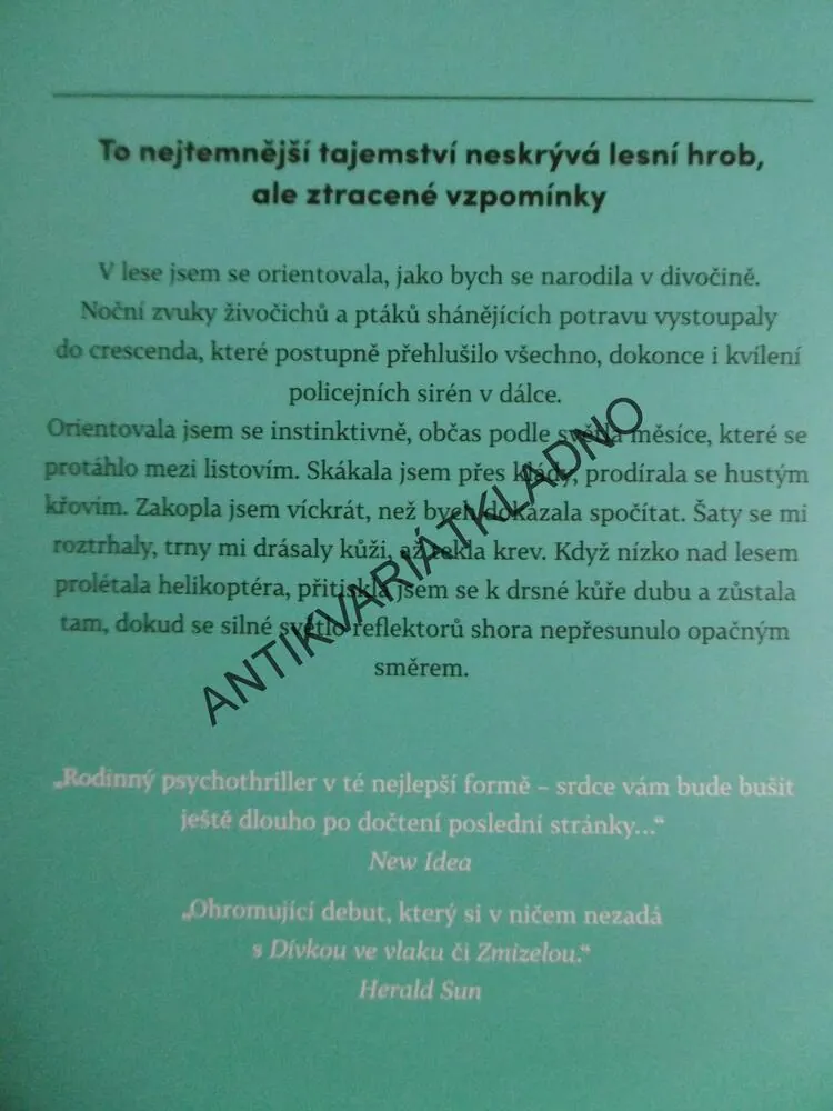 ŽENA NA LESNÍ CESTĚ, MEGAN GOLDINOVÁ, **an