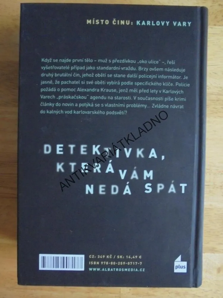 LETARGIE, ANTONÍN MAZÁČ, DETEKTIVKA