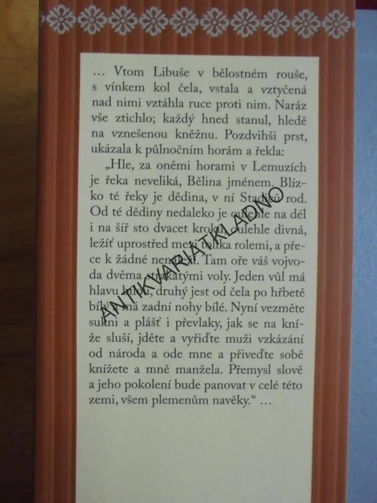 STARÉ ČESKÉ POVĚSTI, ALOIS JIRÁSEK, ČESKÁ KLASIKA