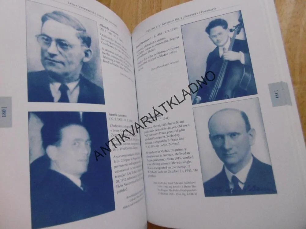 CESTA BEZ NÁVRATU, kladenská židovská obec 1853-1942, KLADNO, IRENA VEVERKOVÁ, **an