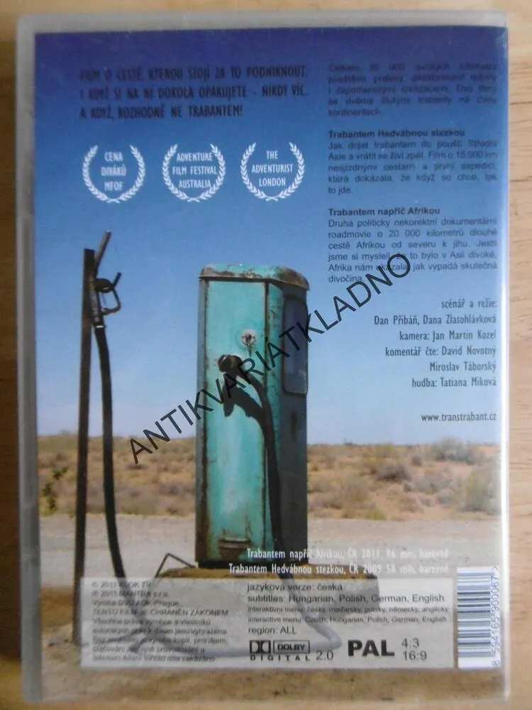 TRABANTEM NAPŘÍČ AFRIKOU+HEDVÁBNOU STEZKOU, DVD FILM