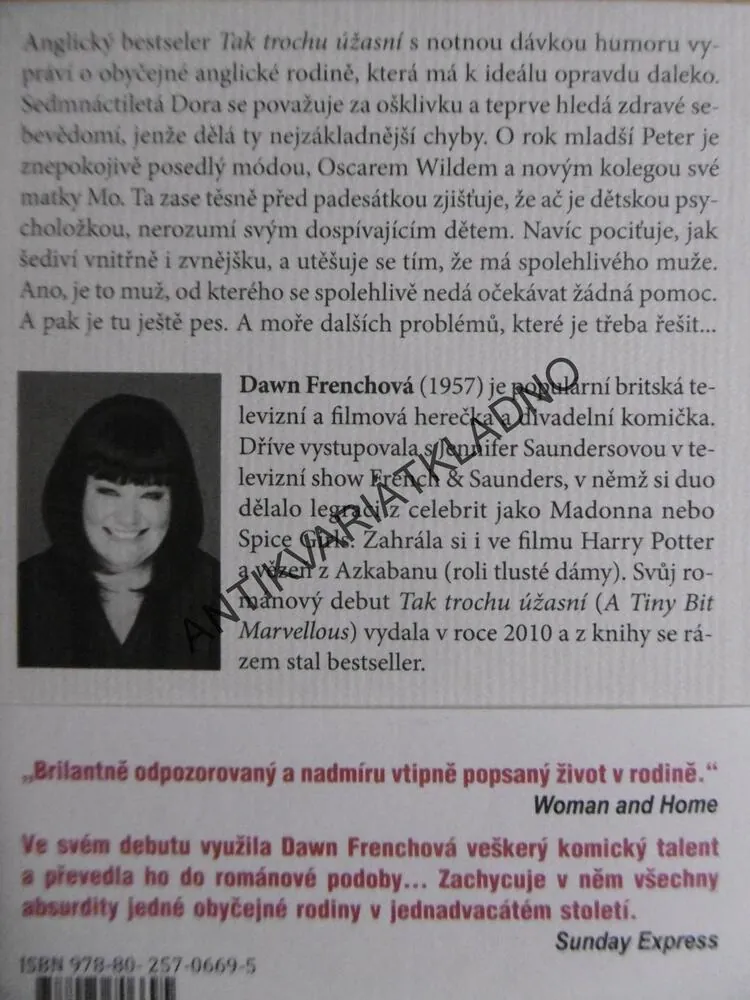 TAK TROCHU ÚŽASNÍ, DAWN FRENCHOVÁ,**an