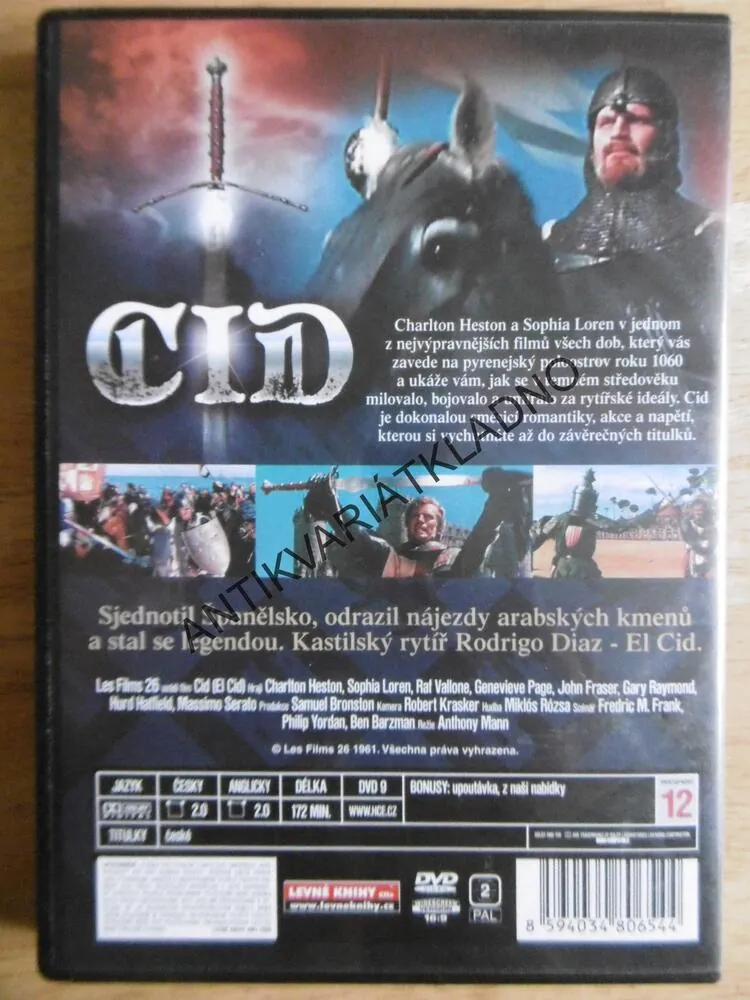 CID, DVD FILM