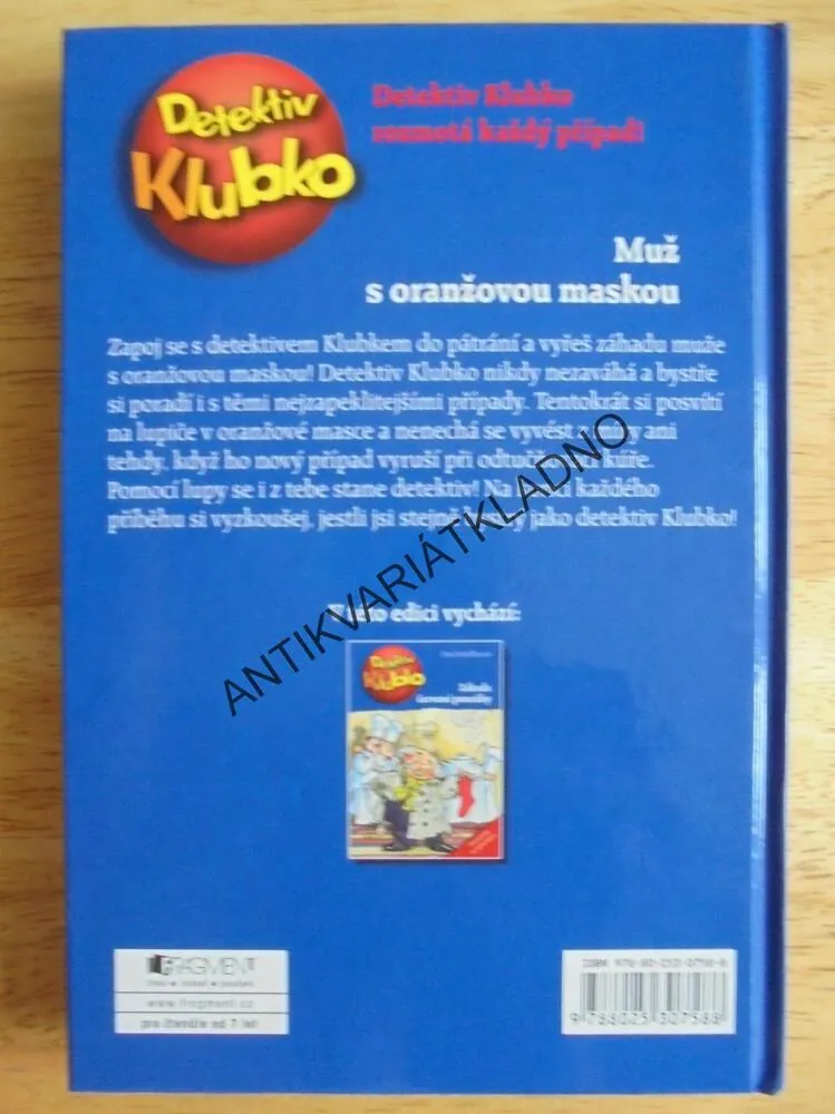 DETEKTIV KLUBKO, MUŽ S ORANŽOVOU MASKOU,SCHEFFLERO