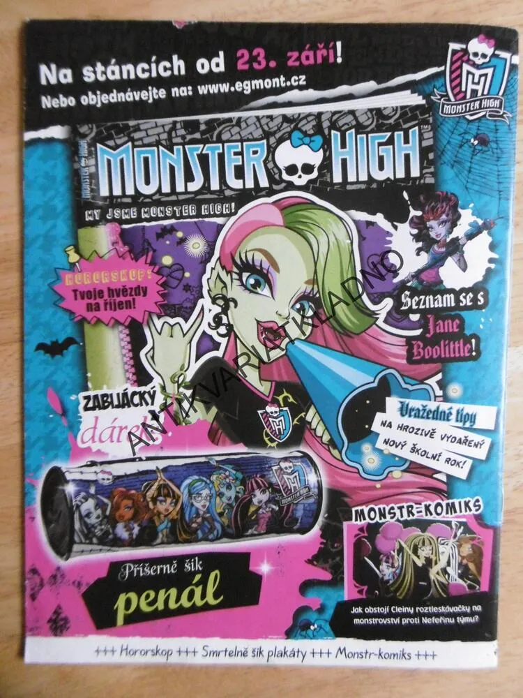 MONSTER HIGH, 9/2014, KOMIKS