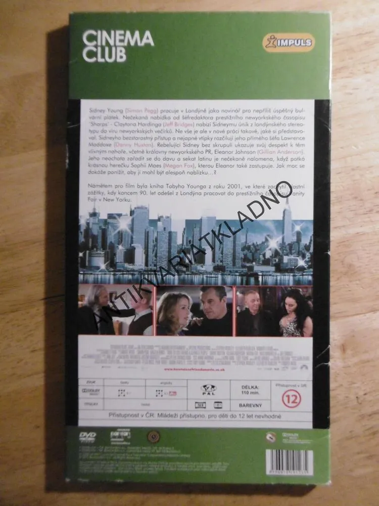 JAK SE ZBAVIT PŘÁTEL A ZŮSTAT ÚPLNĚ SÁM, DVD FILM