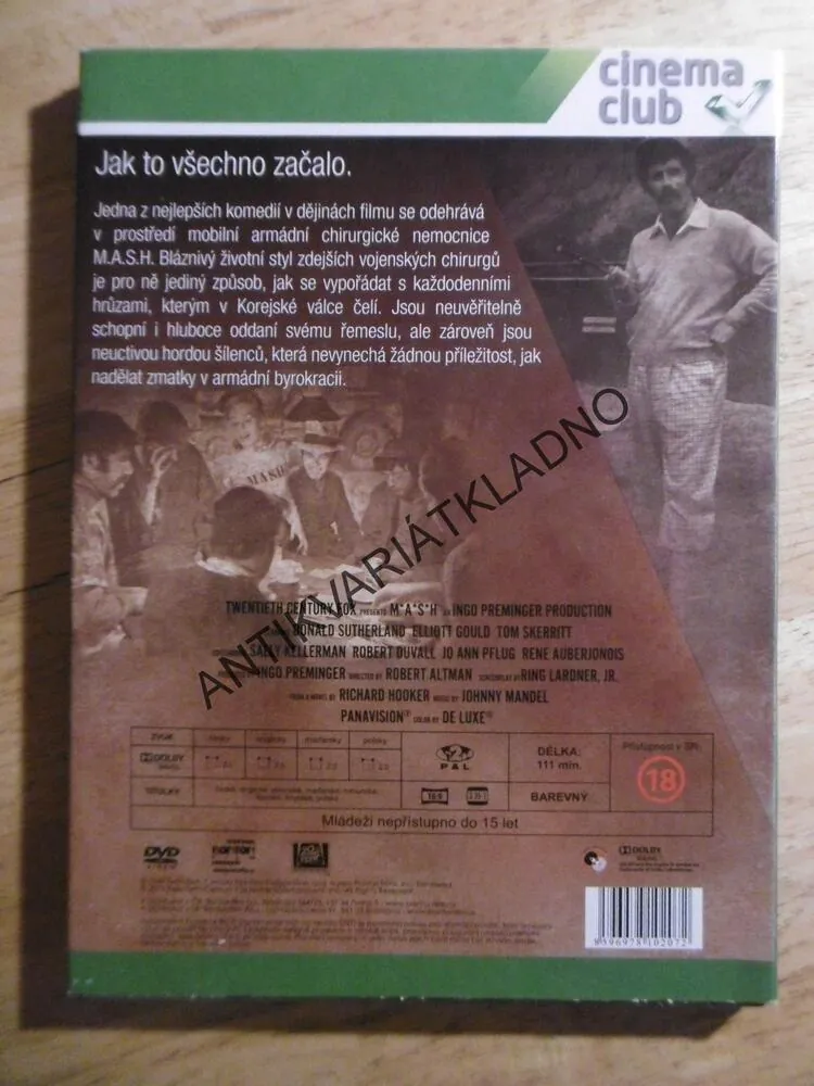MASH, DVD FILM