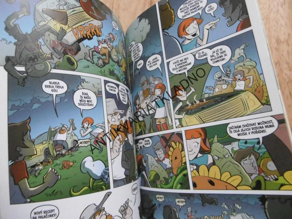 PLANTS VS ZOMBIES, TRÁVOGEDDON, KOMIKS, **an