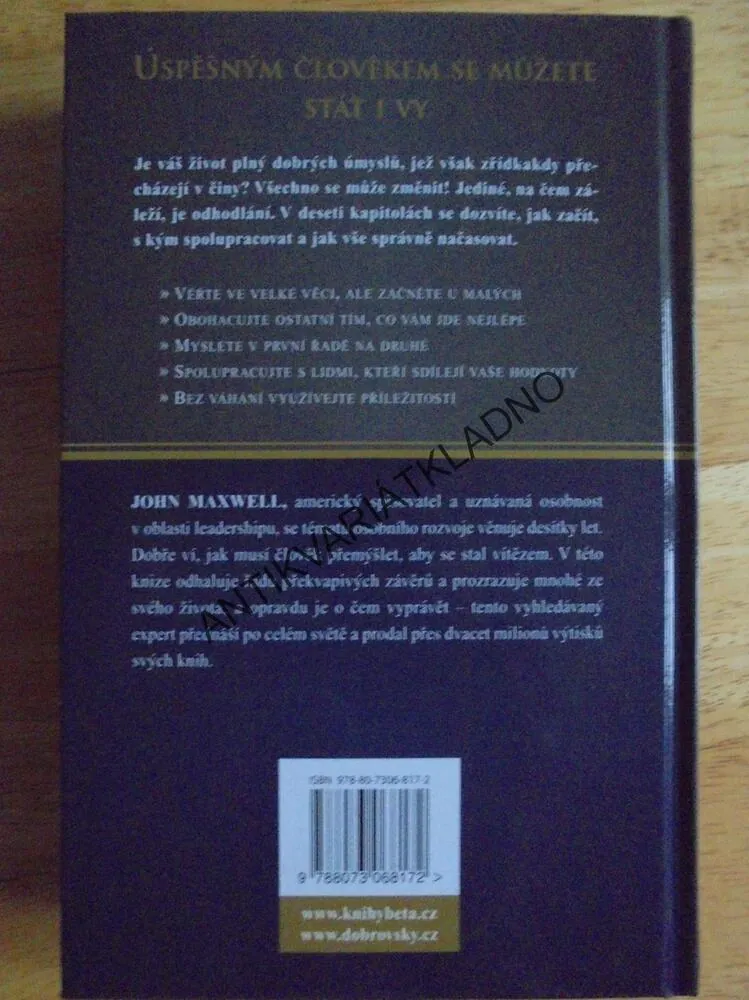 CÍLEVĚDOMÝ ŽIVOT, JOHN C.MAXWELL
