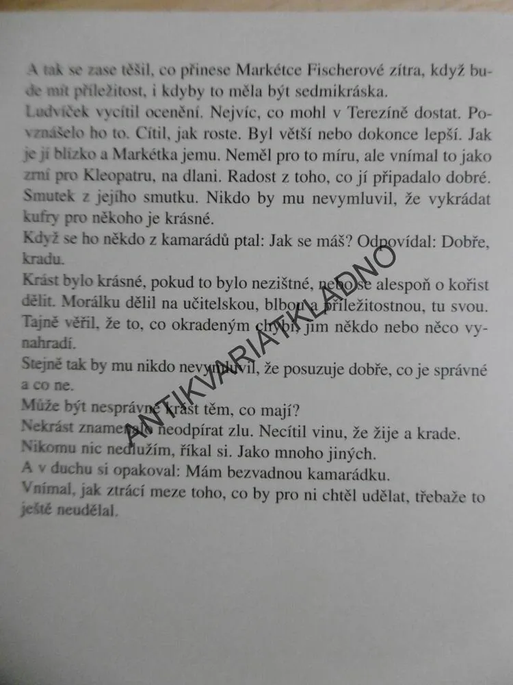 ZLODĚJ KUFRŮ, ARNOŠT LUSTIG, **an