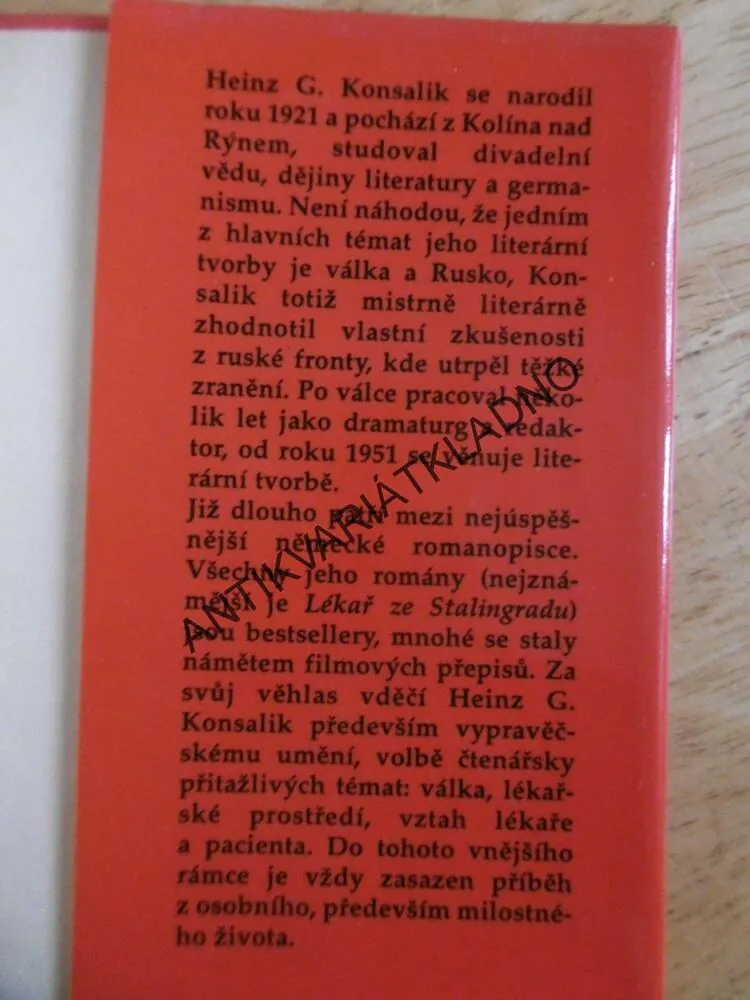 LETIŠTNÍ KLINIKA, H.G. KONSALIK,