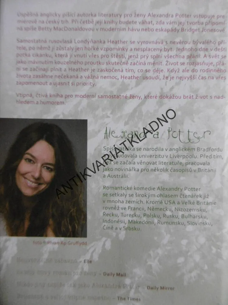 NENÍ PŘÁNÍ JAKO PŘÁNÍ, ALEXANDRA POTTER, **an